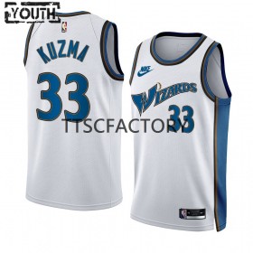 Dres Washington Wizards Kyle Kuzma 33 Nike 2022-23 Classic Edition Bijela Swingman - Dječji